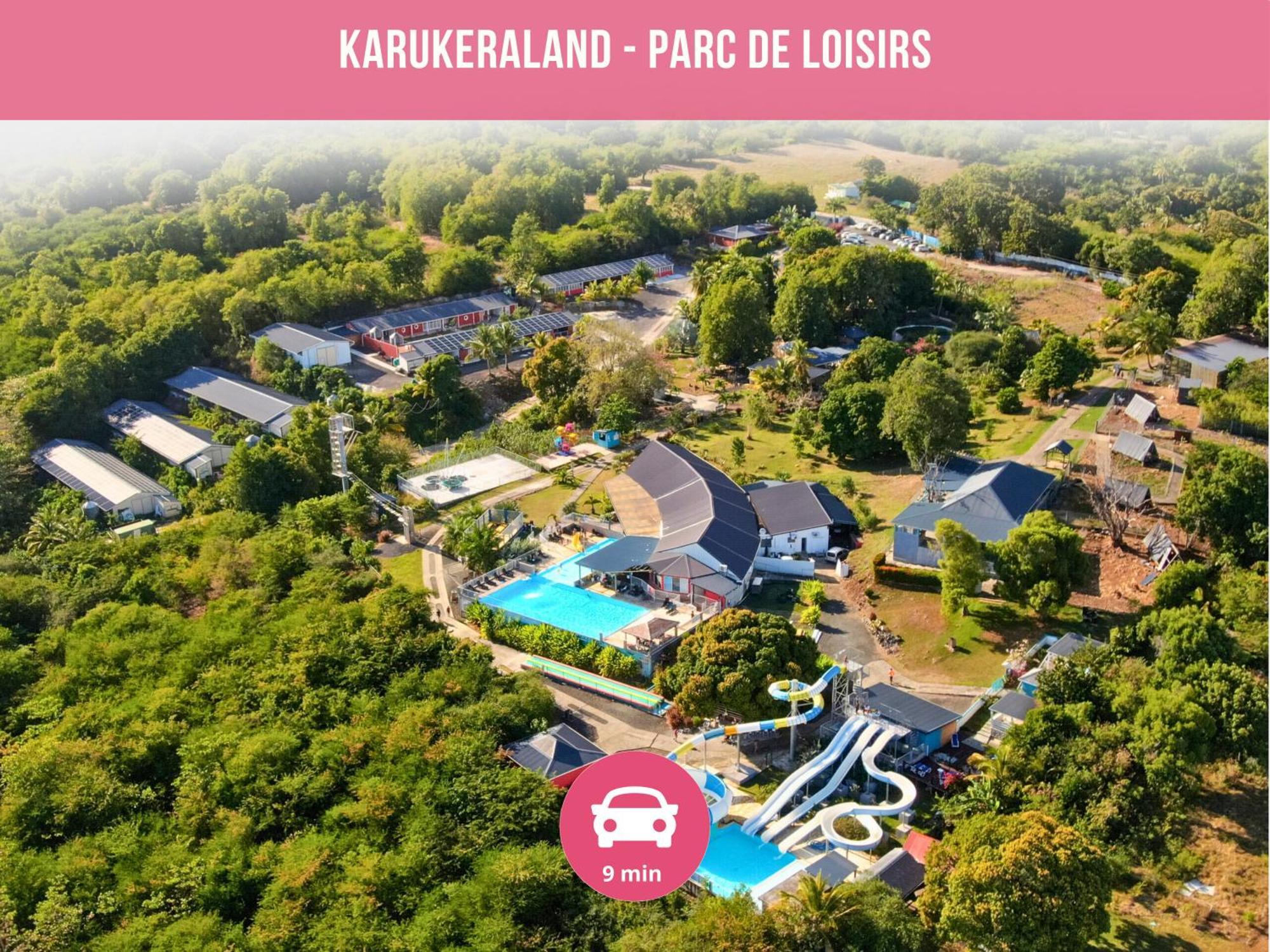 Le Sable Bleu - Evasion Tropicale A Sainte-Anne - Plage 5Min - Piscine - Parking - Logement Climatise - Vue Sur Les Palmiers - Parfait Pour Sejours En Famille Ou Entre Amis Buitenkant foto
